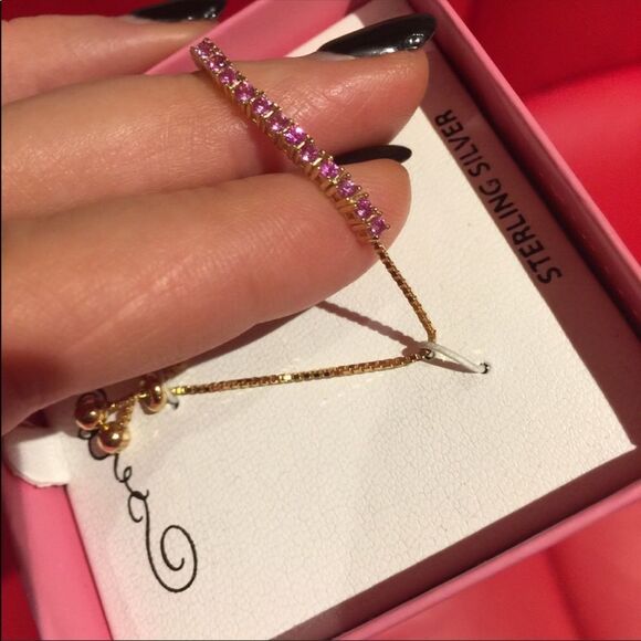 Sterling silver adjustable bracelet. With box/tag